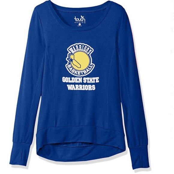 NBA Golden State Warriors Lateral Touch Keyhole Back Women's Sweatshirt  - NWT - Picture 1 of 7